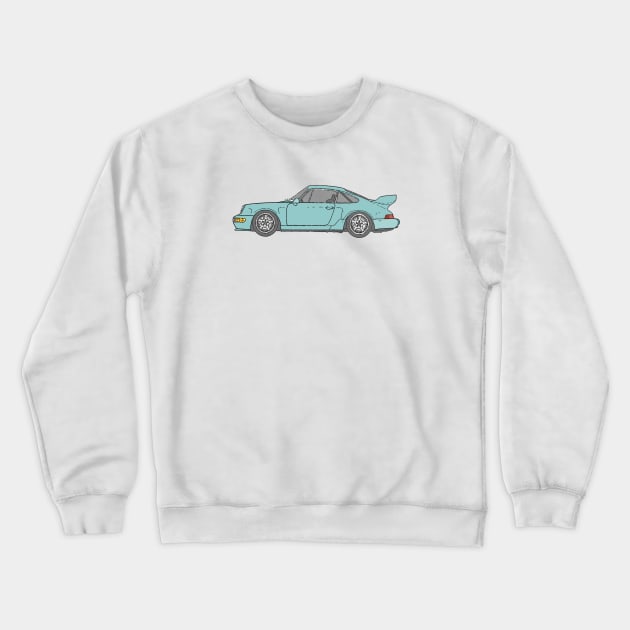 964 RS 3.8 Mint Green Crewneck Sweatshirt by NeuLivery